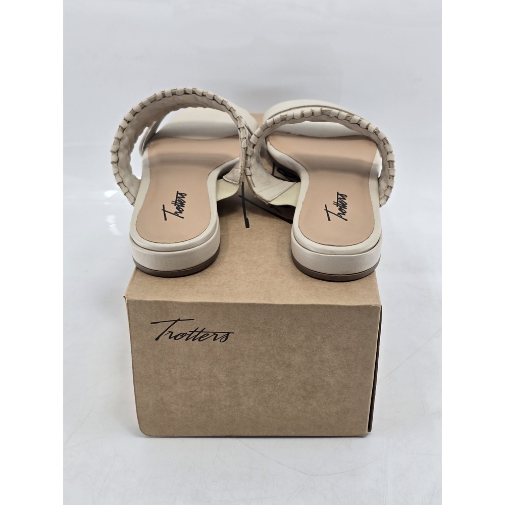NIB Trotters Women's Nalane Sandals - Color Ivory - Size 8 Wide - Picture 6 of 13